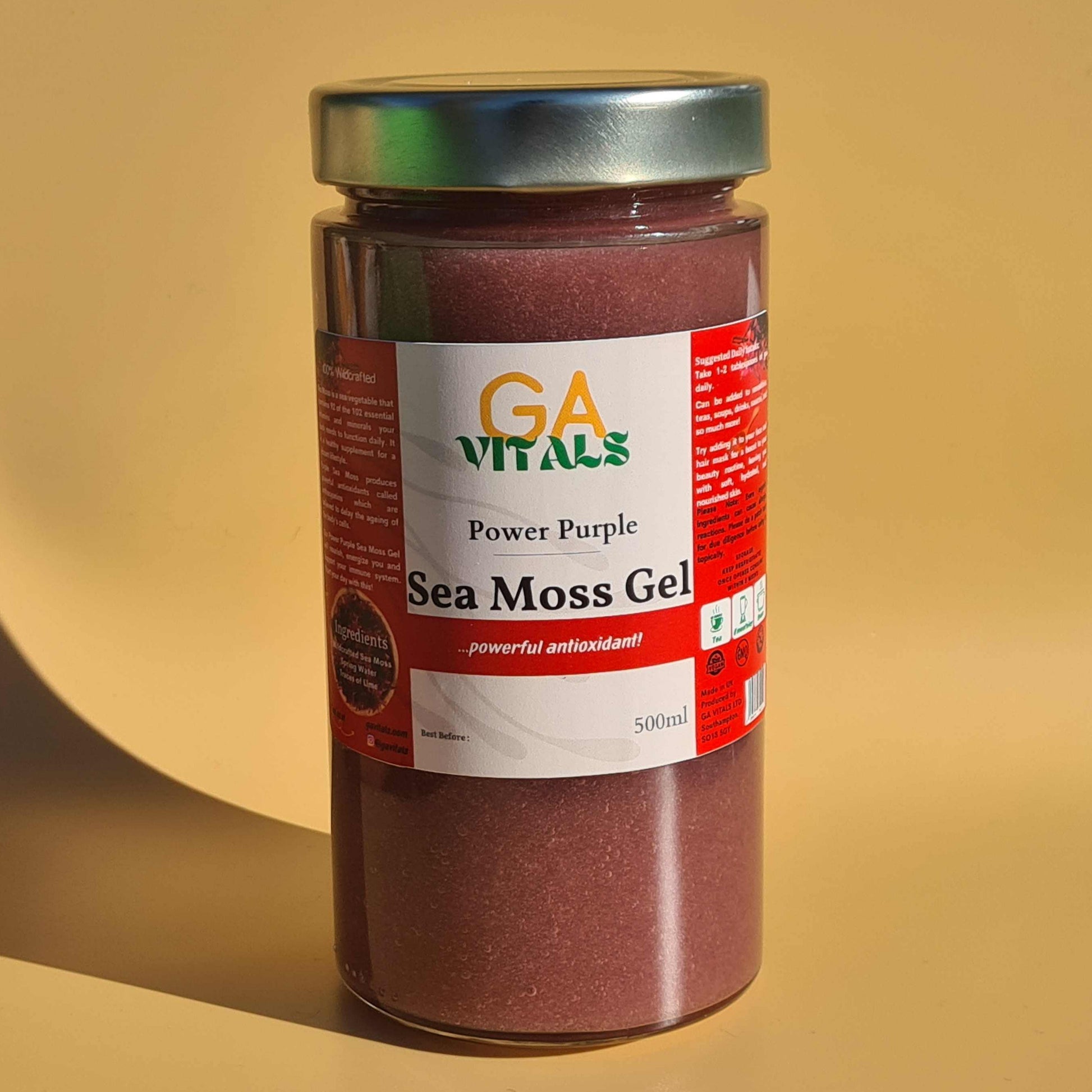 GA VITALS - For Top-Quality Sea Moss products. Shop our high quality Vital Power and Infusion products! Subscribe & Save up to 15% | Free Delivery on all Orders OVER £40.