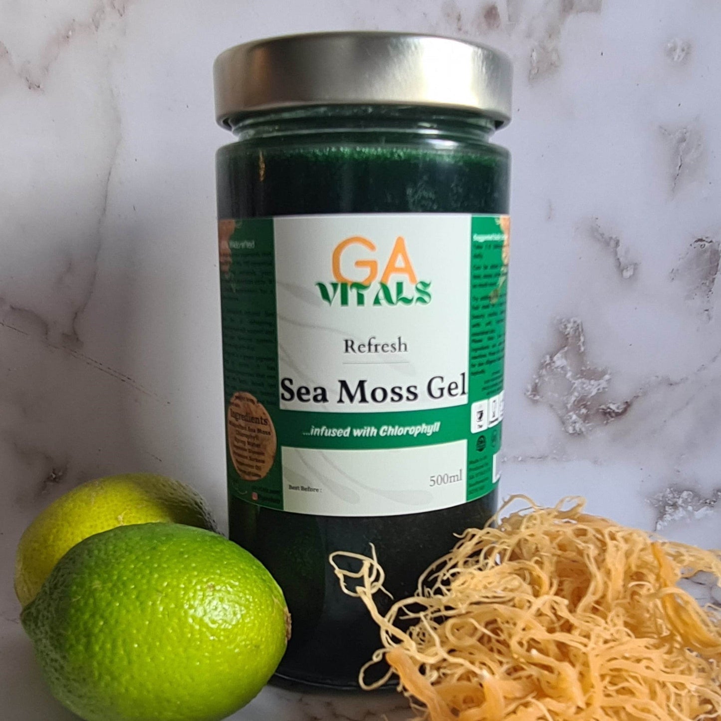 GA VITALS - Chlorophyll infused Sea Moss Gels. Shop our high-quality Vital Power and Infusion products! Subscribe & Save up to 15% | Free Delivery on all Orders OVER £40.